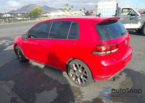 2013 Volkswagen Gti из США, поврежденный, VIN WVWHD7AJ0DW126708